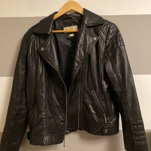 Michael Kors leather jacket size large